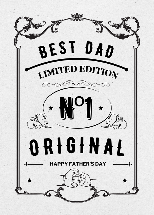Original Dad - Personalized Greeting Card for Someone in Jail or Prison