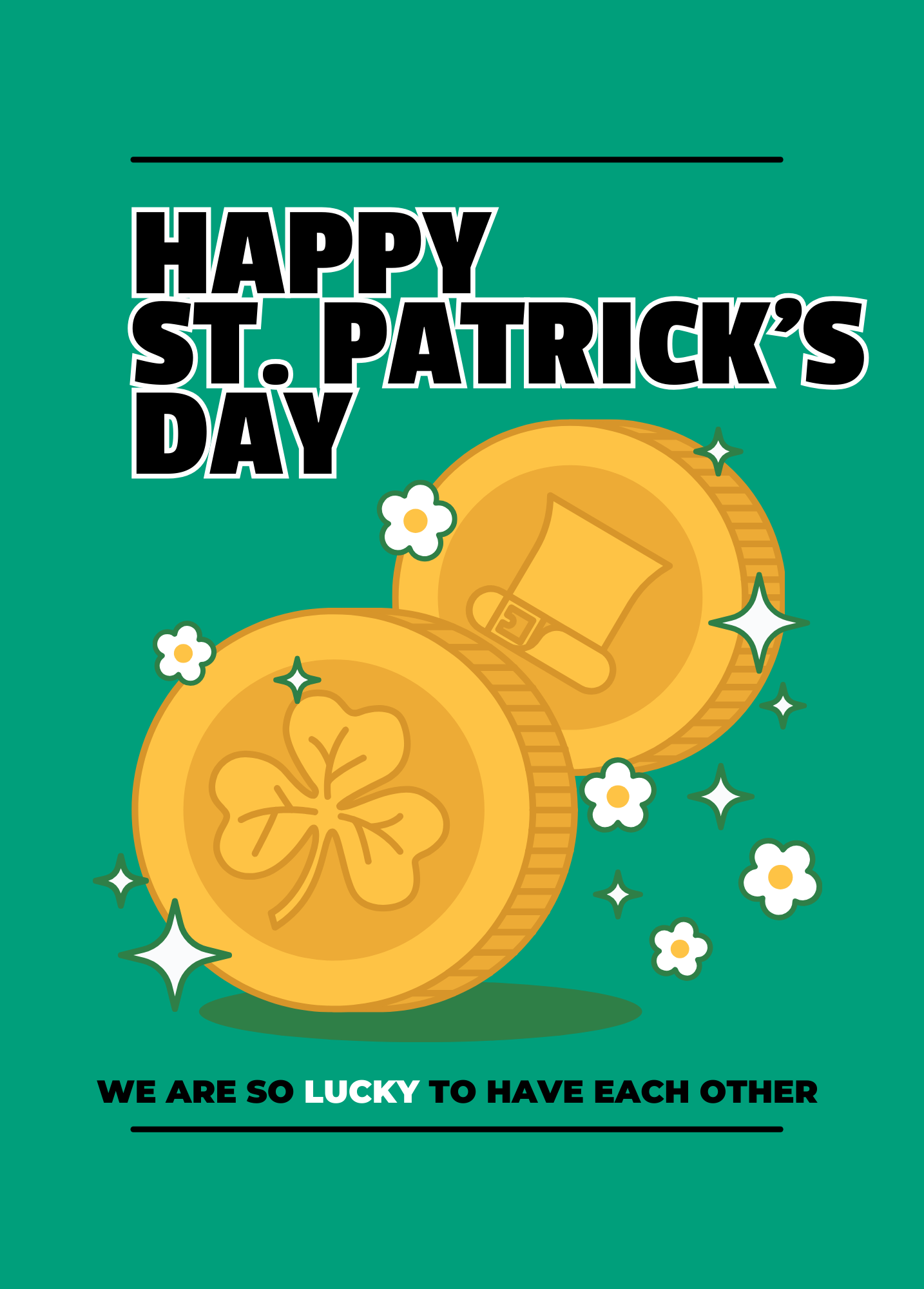 We Are So Lucky To Have Each Other | St. Patrick's Day Card