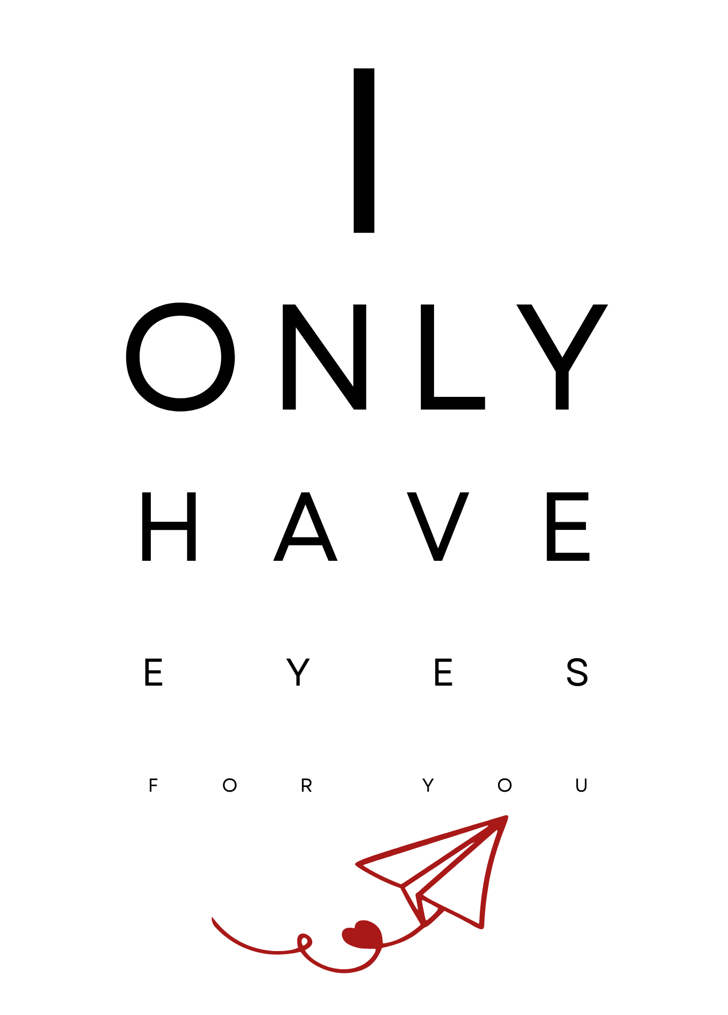 I Only Have Eyes for You | Valentine's Day Card