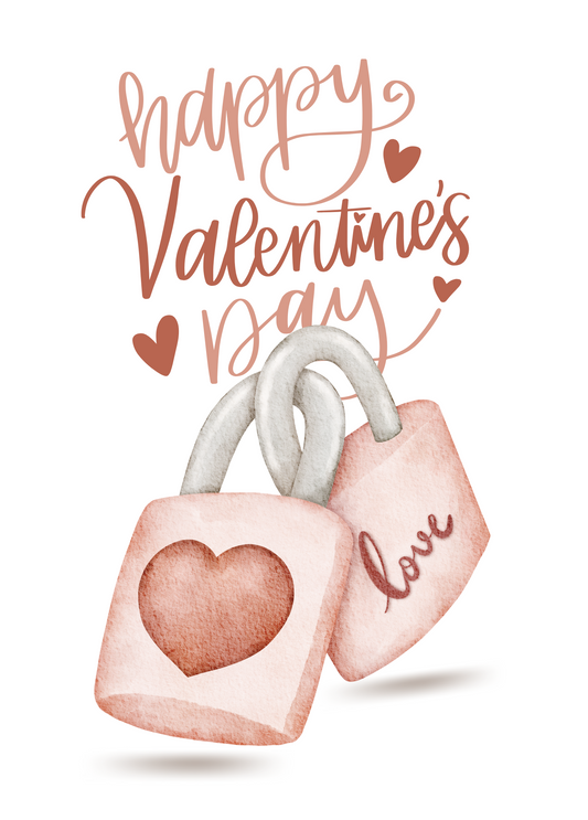 Locks of Love | Valentine's Day Card