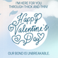 Our Bond is Unbreakable | Valentine's Day Card