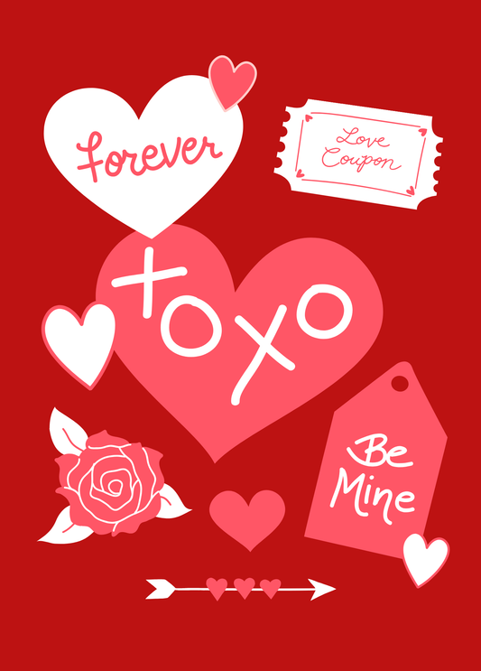 XOXO, Love Coupon | Valentine's Day Card