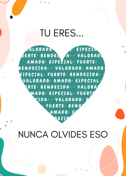 Tu Eres Especial - (Spanish Greeting Card)