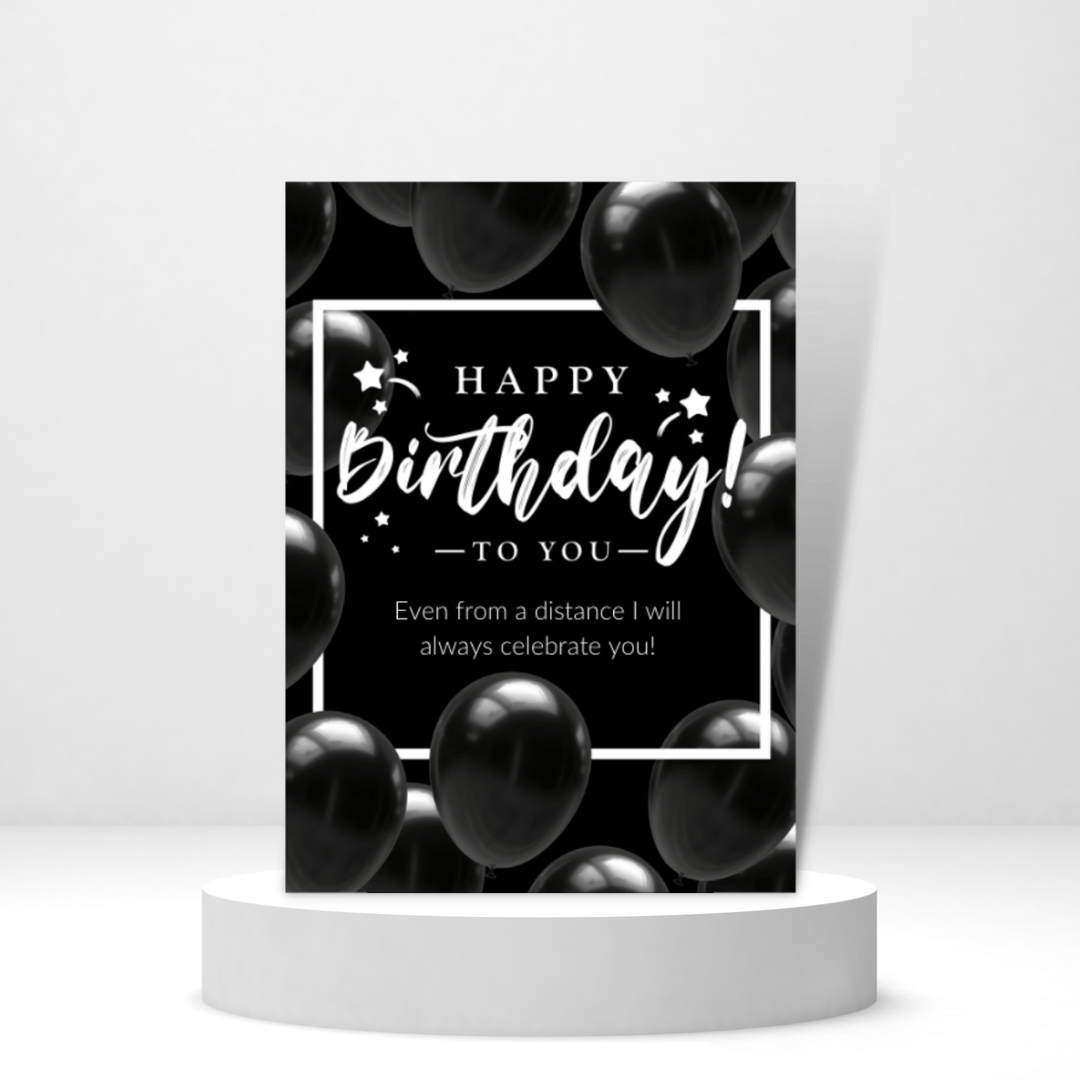 Happy Birthday to You - Personalized Greeting Card for Someone in Jail or Prison