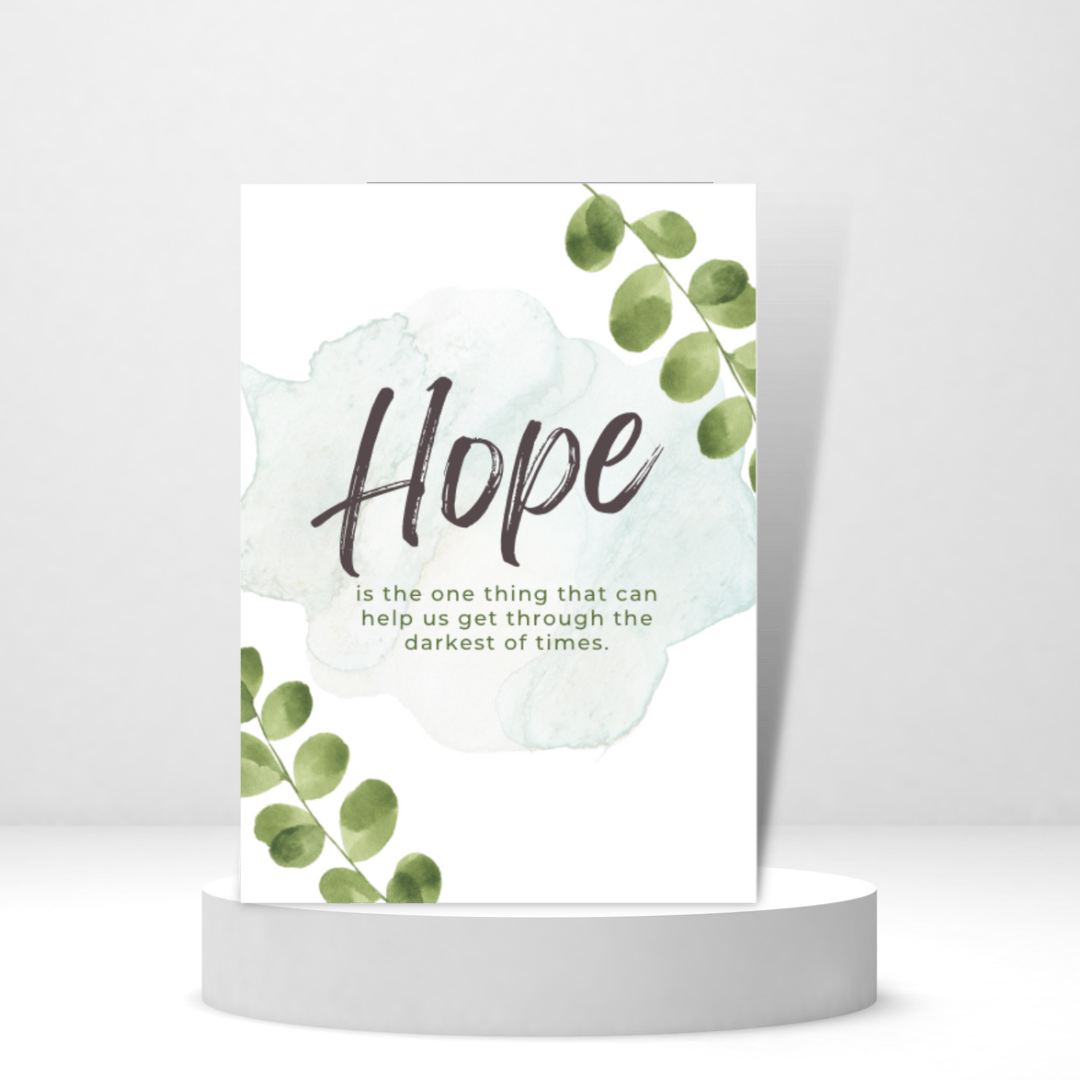 Hope - Personalized Greeting Card for Someone in Jail or Prison
