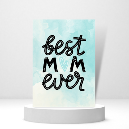 Best Mom Ever - Personalized Greeting Card for Someone in Jail or Prison