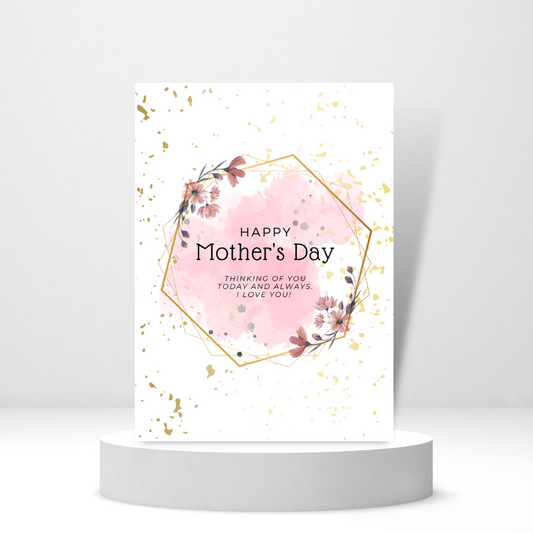 Happy Mother's Day - Personalized Greeting Card for Someone in Jail or Prison