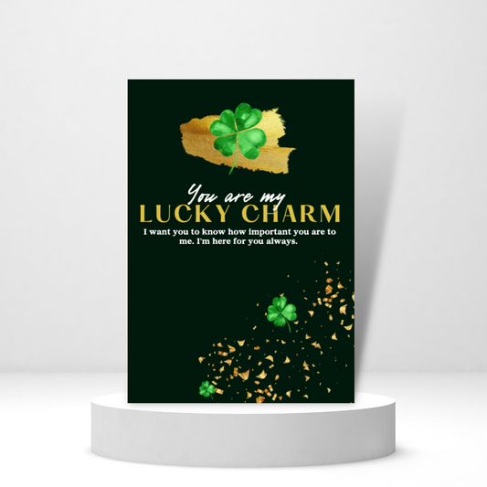 You are My Lucky Charm - Personalized Greeting Card for Someone in Jail or Prison