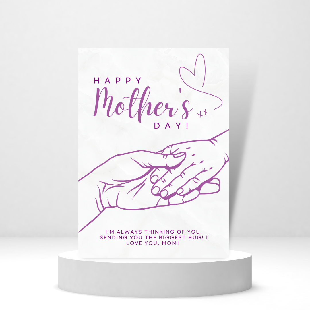 Happy Mother's Day - Personalized Greeting Card for Someone in Jail or Prison