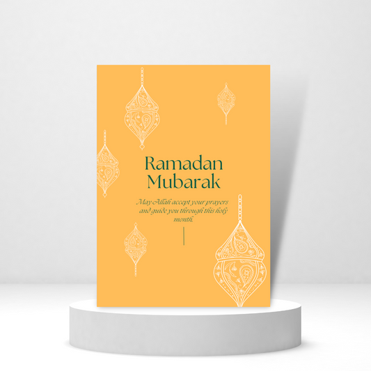 Ramadan Mubarak - Personalized Greeting Card for Someone in Jail or Prison