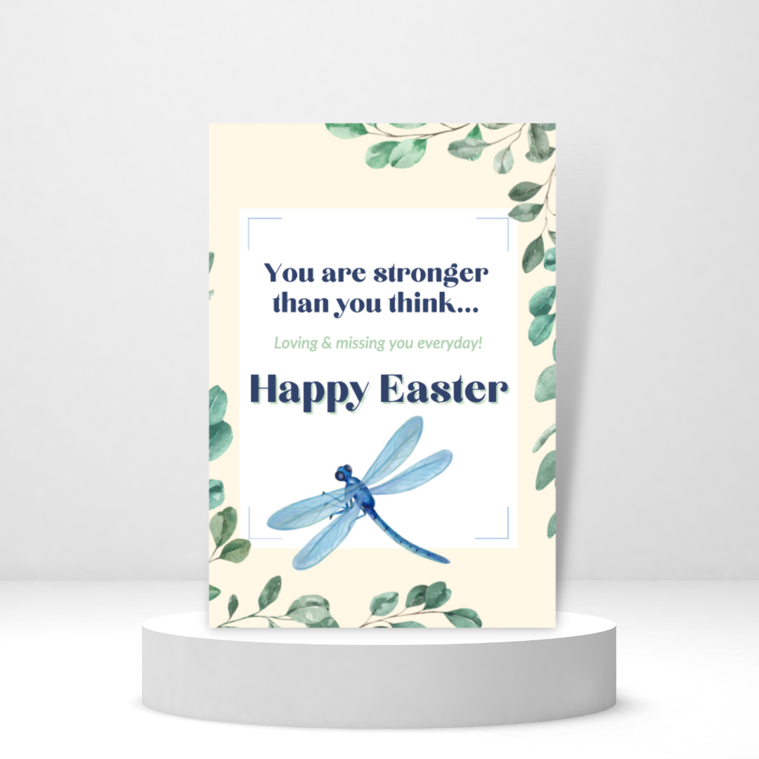 You Are Stronger Than You Think | Inspirational Easter Card