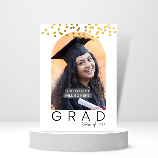 GRAD - Graduation Card - Personalized Greeting Card for Someone in Jail or Prison