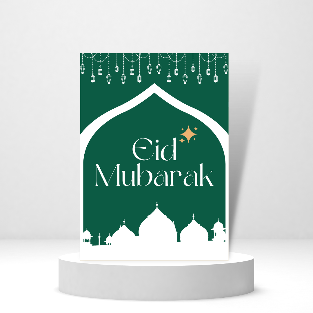 Eid Mubarak - Personalized Greeting Card for Someone in Jail or Prison
