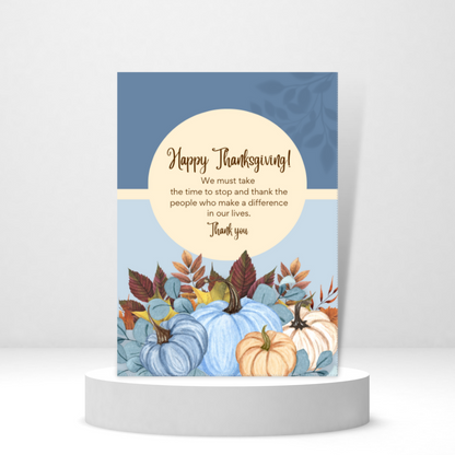 Happy Thanksgiving! - Personalized Greeting Card for Someone in Jail or Prison