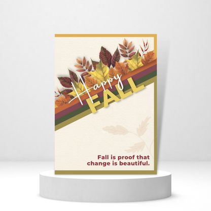 Happy Fall - Personalized Greeting Card for Someone in Jail or Prison