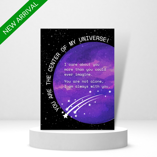 You Are Not Alone - Personalized Greeting Card for Someone in Jail or Prison